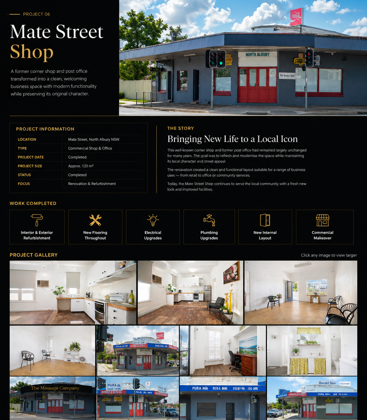 Mate Street Shop main project image