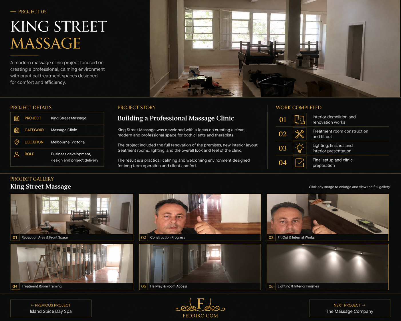 King Street Massage main project image