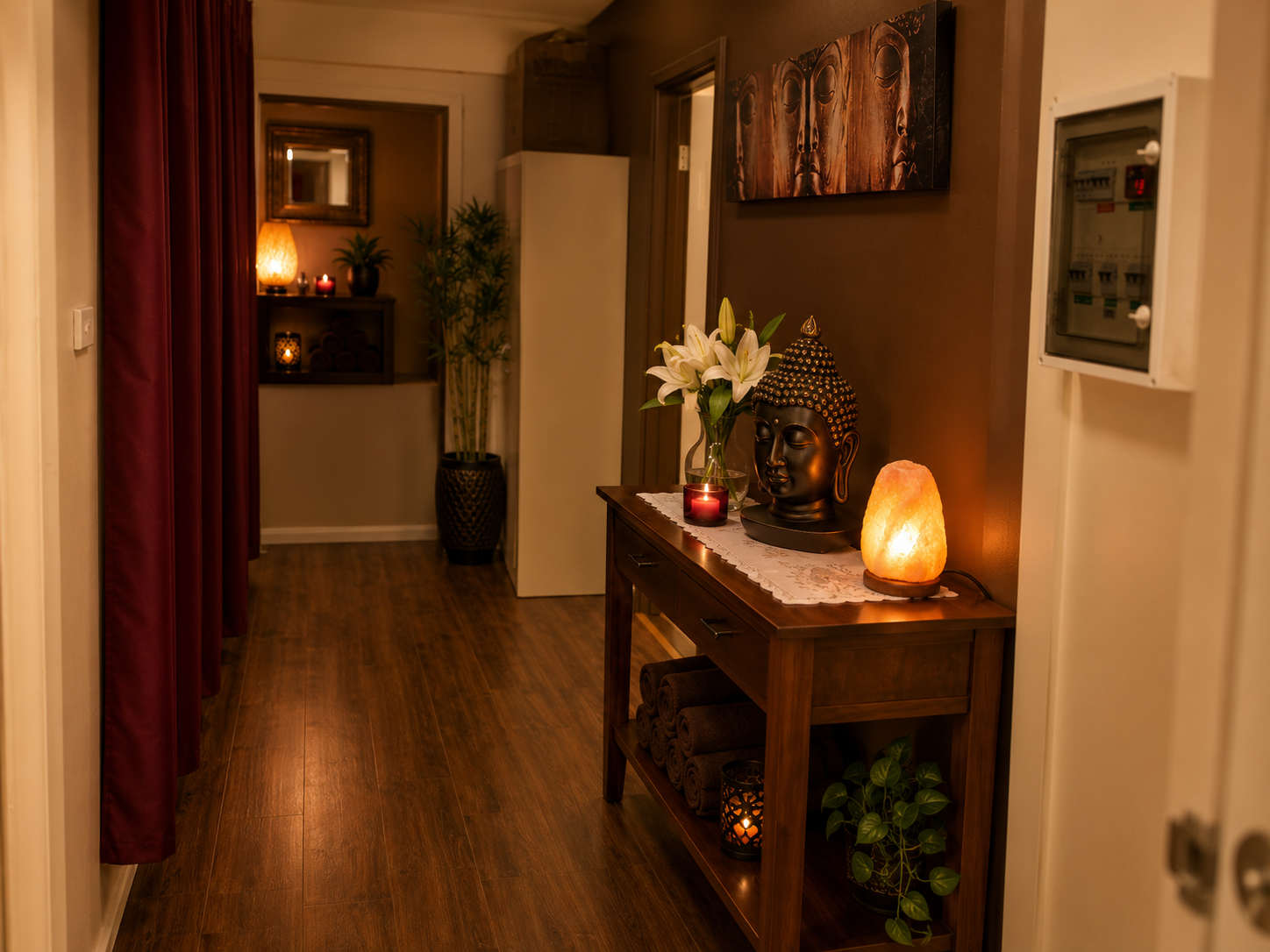 Island Spice Day Spa décor and relaxing interior ambience