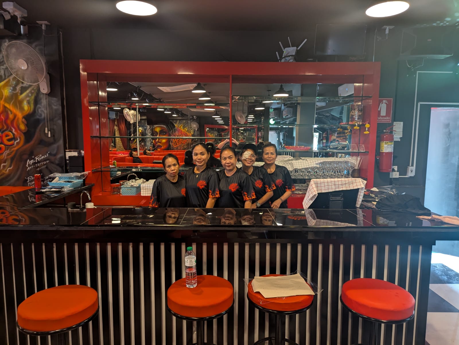 Heat Lounge bar and main venue feature
