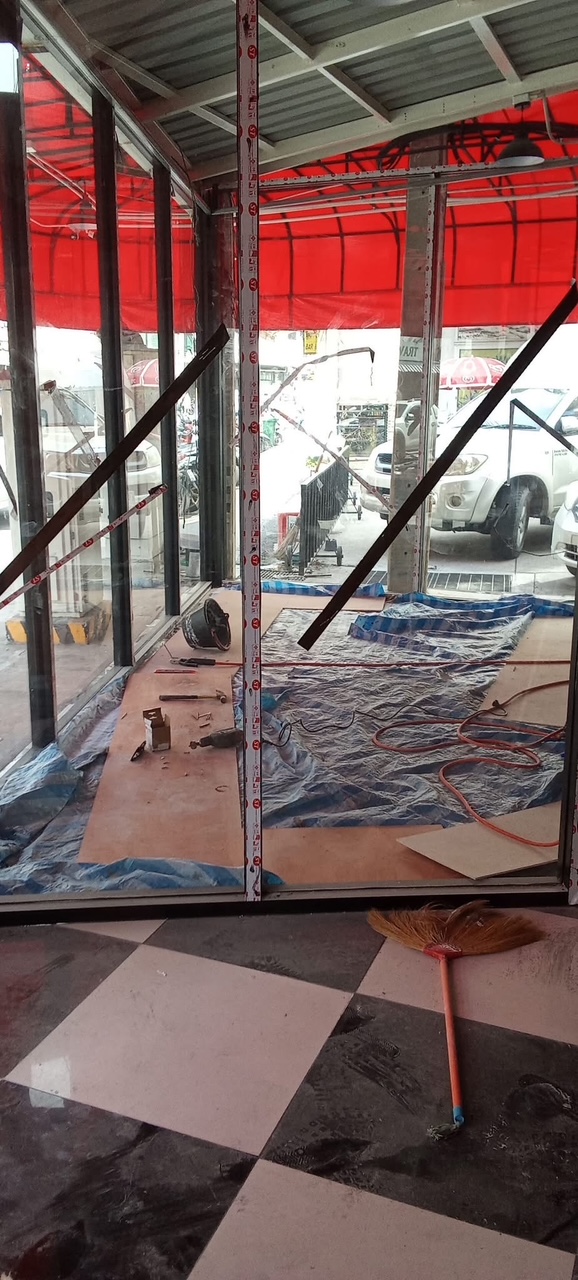 Fit-out progress inside Heat Lounge
