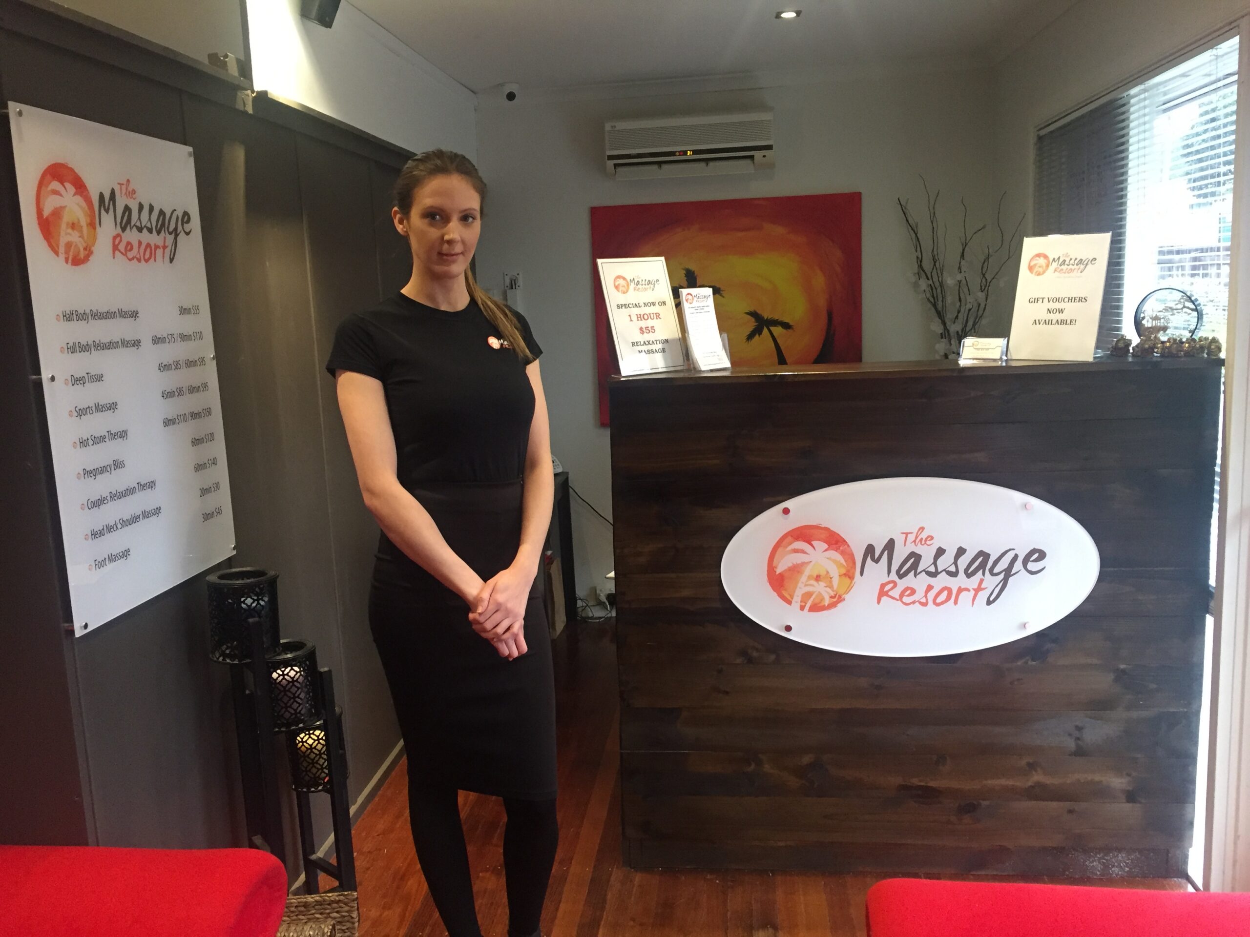The Massage Resort reception